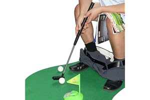 GOODS+GADGETS Toilet Golf Set for Bathroom – Golf Sport for The Bathroom and Toilet