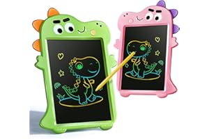 ELEKIN Tablica do Pisania LCD - Zabawka dla Dzieci 3-8 Lat, Chłopców i Dziewczynek, Ekran 8,5", do Rysowania i Malowania (Zielona)
