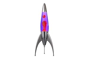 MATHMOS Lava Lamp Telstar Rocket Lava Lamp - Violet/Red