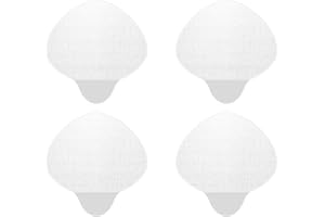 TRAINER ARMOUR Zehenloch Schutz (BIG TOE HOLE PREVENTER) Selbstklebende Flicken/Patches zum Reparieren und Vorbeugen von Löchern am großen Zeh. Für Sneaker und Schuhe mit Mesh. [Weiß, 4 Stk. (L+R) SPARPACK]