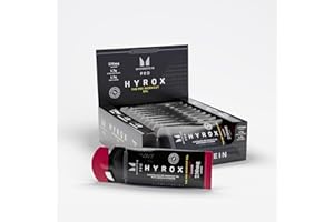 ‎MYPROTEIN Myprotein PRO x HYROX THE Pre-Workout Gel | 230 mg Koffein mit natürlichem Guarana | Beta-Alanin, Citrullin-Malat & Taurin | Steigert Energie, Fokus & Ausdauer | Vegan | Sour Cherry 12 x 60 ml