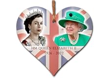 Queen Elizabeth II 1926-2022 Memorial Keepsake in Remembrance Her Majesty RIP Photos Handmade Wooden Hanging Wall Plaque