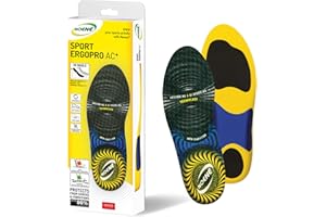 Solette Noene AC + ERGOPRO Solette antiurto per scarpe sportive perfette per lo sport e la vita di tutti i giorni, ideali per uomini e donne