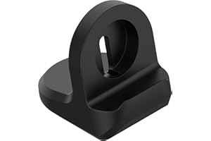 AWINNER Kompaktowy stojak kompatybilny z Samsung Galaxy Watch 4 44 mm/Classic 46 mm/Watch 3 41 mm 45 mm/Active 2 40 mm 44 mm/Active 40 mm-tryb stolika nocnego, wspornik ładowarki, zintegrowane gniazdo