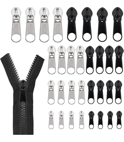 5/10/20 Pièces 3 # 5 # 8 # 10 # Curseurs De Fermeture éclair Pour Fermetures à Glissière En Résine, Sac, Vêtement, Bagages, Fermeture éclair, Kit De Réparation De Tête, Accessoires De Couture