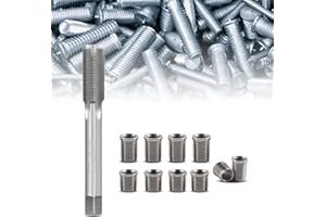 BONKZEBU Universal Thread Repair Tool - M10x1.0 Bolt & M12x1.0 Tap Auto Kit, Professional Repair Kit for Engines & Generators