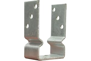 Pfostenträger mit Wulst/Sicke feuerverzinkt 91 mm Balkenträger Balkenschuh Pfostenschuh feuerverzinkt-verzinkt PROFISHOP-BREMEN
