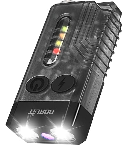 Hilngav 3-Pack Rechargeable Keychain Flashlights - 300 Lumens, USB-C, 7 Modes, Magnetic Tail - View #9