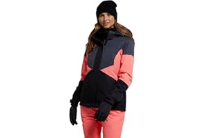 Mountain Warehouse Chaqueta de esquí Moon para mujer - a prueba de nieve, aislamiento de microfibra, abrigo de invierno a prueba de viento, cálida y ajustable capucha