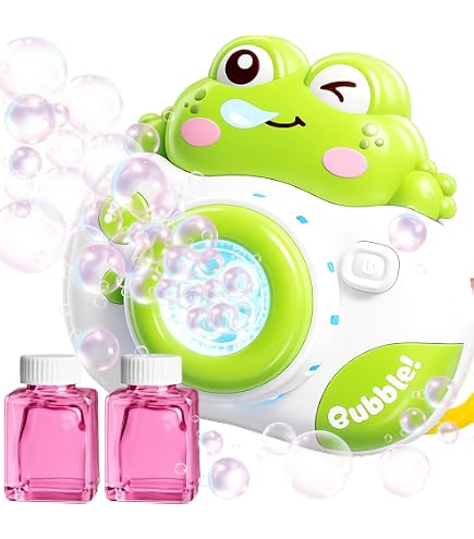 Machine à Bulles Debout, Jouet de Jardin avec Lumière et Musique, 53-119 cm Machine à Bulles Réglable pour , pour Garçons et Filles Extérieur Pelouse Jardin Fête Mariage Été Jeux