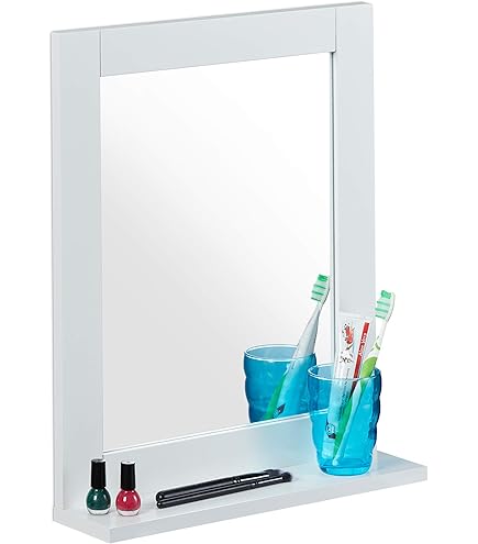 Specchio Da Parete King Collection Con Cornice Argento - 40x50 Cm - Foto 8