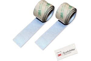 Salzmann 3M Bande réfléchissante - Fabriquée avec matériau réfléchissant 3M - Adhésif Haute visibilité pour Sacs à Dos, bicyclettes, etc.