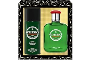 ‎WHISKY WHISKY Origin • Eau de Toilette Geschenkset 100 ml + Deodorant 150 ml • Zerstäuber • Spray • Herrenduft • Geschenk • EVAFLORPARIS
