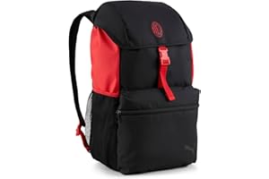 PUMA Zaino da Calcio AC Milan ftblARCHIVE 24 L OneSize, Black for all Time Red