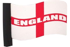 Must Have Souvenirs Saltire St. George's National Flag Wavy Flag Aerial Topper - Red, White - 10.5cm x 7cm