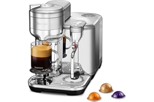 ‎NESPRESSO Nespresso VERTUO Creatista Kaffeekapselmaschine von Sage, Silver