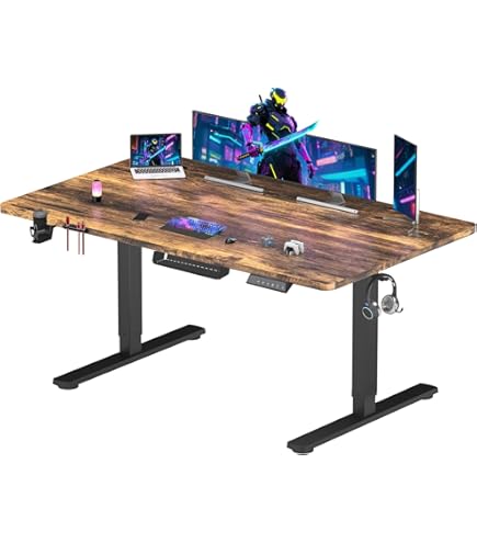 Mount It Electric Standing Desk With Adjustable Height And 55 W Tabletop Maple MI18089 - Office Depot