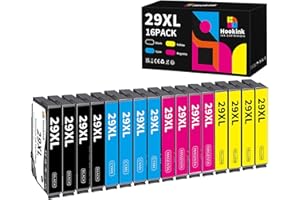 Hookink 29XL Compatibili per Cartucce Epson 29 XL Multipack per Expression Home XP-342 XP-352 XP-452 XP-332 XP-245 XP-442 XP-255 XP-355 XP-455 XP-247 XP-432 XP-435 (4 Nero 4 Ciano 4 Magenta 4 Giallo)