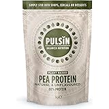 Pulsin Natural Unflavoured Plant Based Vegan Pea Protein Powder 1 kg (Gluten Free / Palm Oil Free / Dairy Free)