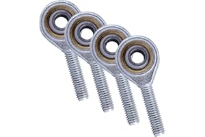 MAGNET-KAUF Uniball Lot de 4 rotules articulées, filetage extérieur à droite et à gauche, filetage M6 à droite