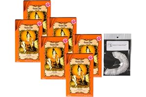 FENNY'S CREATIONS Pack of 6 Henne Color Henna Powder 100gm Auburn,Black,Brown,Chestnut Brown,Copper,Golden Blond and Mahogany Fenny's Creation (COPPER)