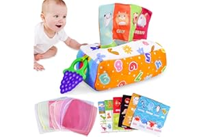 YOUMI Baby Tissue Box Toy for 6 Month Old,Baby Sensory Toys,Baby Toys 6 to 12 Months,Baby Toys for Boy Girl, for 6 to 12 Months Boys Girls