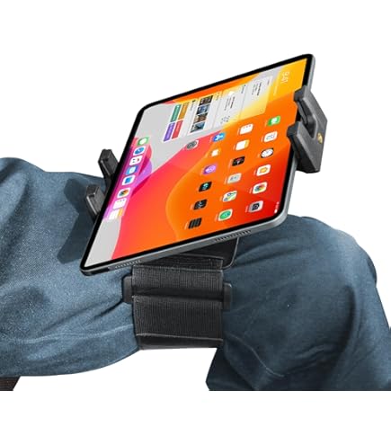 Supporto Da Parete Per Tablet Lucrave - Braccio Allungabile In Alluminio, Rotazione 360°, Per Dispositivi 4.7-13 Pollici - Foto 5