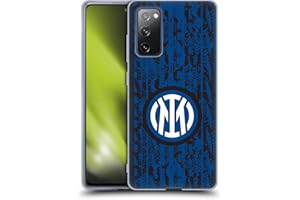 Head Case Designs Licenza Ufficiale Inter Milan Serpente Marchio di Parola Modelli Custodia Cover in Morbido Gel Compatibile con Samsung Galaxy S20 Fe / 5G