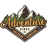 Quart Aksesuar Off Road Camping Adventure Sticker Off Road Sticker 10 x 8 cm