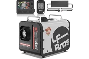 ‎LF BROS LF Bros 5 kW Dieselheizung -12V/24V/220-240V Standheizung Diesel - Diesel Lufterhitzer mit Fernbedienung und LCD-Display-Schnelles Aufheizen für Garage Camping Wohnmobil(Weiß)