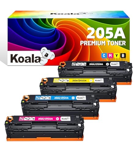 Set De Toner 4 Compatibile Cu HP 205A Cu 30% Mai Eficient HP CF530A Cf531a Cf533a Cf532a Pentru Hp Color Laserjet Pro Mfp M180n Color Laserjet Pro Mfp M181fw Lcbph530 3acfcmyk Ama
