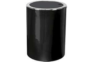 Kleine Wolke 5829926858 cap - Pattumiera per Bagno, da 5 Litri, Colore: Nero