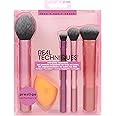 Real Techniques Set di Pennelli Everyday Essentials Plus con Spugnetta Miracle Complexion n Omaggio, Esclusiva Amazon - 200 g
