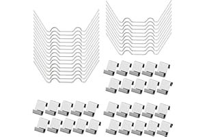 BLUNESTA 50 Stainless Steel Greenhouse Clips - Secure & Rust-Resistant Glazing Fasteners