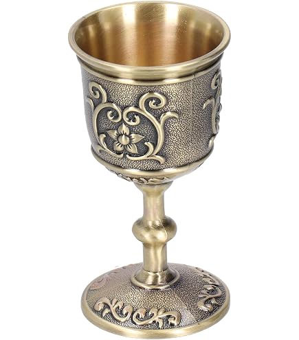 Accessoire Vin Wiccan Crown Mini Calice D'autel En Laiton - Triple Déesse De La Lune Et Pentagramme - Calice Wicca - Verre De Sorcellerie - Fournitures Et Outils Wiccan (45 Ml Accessoire Vin Wiccan Crown Mini Calice D'autel En Laiton - Triple Déesse De La Lune Et Pentagramme - Calice Wicca - Verre De Sorcellerie - Fournitures Et Outils Wiccan (45 Ml