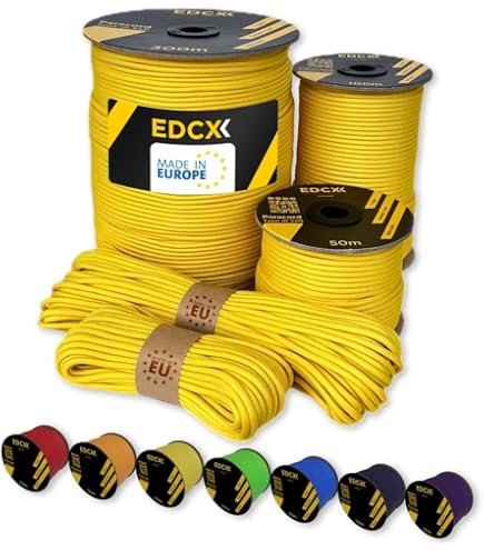 Paracord Poliestere 4mm EdcX - Resistente, 7 Fili, Per Sopravvivenza E Campeggio - Foto 4