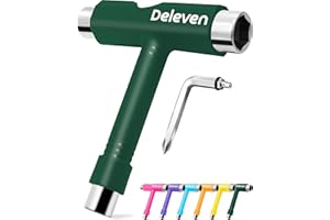 D DELEVEN Skate Tool Skateboard Tool Skateboard Werkzeug Skater Tool Skatetool T Tool Skateboard Schrauben Set Longboard Schlüssel Longboard Zubehör Longboard Werkzeug Board T Tool Longboard Skatetools TTools