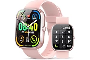 TAOPODO Smartwatch Uomo Donna,1.91" Orologio Smartwatch con Effettua/Risposta Chiamate,115+Sportive Smart Watch con 24H Cardiofrequenzimetro/Contapassi/Sonno, Impermeabile IP68 Fitness Tracker per Android iOS