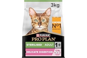 Purina Pro Plan Sterilised Delicate Digestion Crocchette Gatti Adulti Ricco in Pollo 3kg