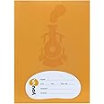 YOUVA Navneet Youva | Brown Soft Bound Note Book for Students | Jumbo Size - 18 Cm X 24 Cm | Sketch (1 Side Single Line / 1 Side Plain) | 172 Pages | Pack of 3