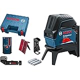 Bosch Professional Laser Level GCL 2-50 (red laser, interior, 3x AA battery, in carrying case)