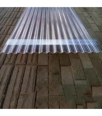 Fogli Di Vetroresina Ondulata Zambonin Per Coperture - Neutro, 100 Cm X 5 Metri (Altezza X Lunghezza)