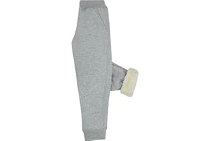 Panegy Bambini Plain Fleece Jogger Sweatpants Ragazze Ragazzi Casual Elastico Vita Jogging Bottoms Termico Caldo Scuola Sport Pantaloni Tracksuit Attivo Pantaloni 2-15 Anni