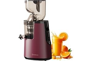 Nebula Grande 150W Electric Slow Juicer, Cold Press Juicer Machines, 80mm Self-Feeding Chute for Whole Fruits, Masticating Juicers Whole Fruit and Vegetable, Easy Clean & Commercial Grade Quiet Motor