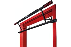 riijk Barra di Trazione per Porta Senza Fissaggio | Barra di Trazione Senza Viti per Telai di Porte | Barra di Trazione Professionale Senza Slittamento