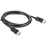 Accell DisplayPort - DisplayPort, 2m(6.6 Feet) - DisplayPort Cable (2m, DisplayPort, DisplayPort, Male/Male, Black, 3840 x 21