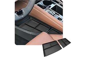 CDEFG Kompatibel mit Skoda Elroq 2024 2025 Mittelkonsole Organizer Aufbewahrungsbox Handschuhfach Aufbewahrung Auto Center Console Tray Elroq Sportline Zubehör (Mittelkonsole unten)
