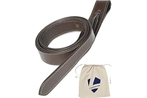 Leatherow Latigo Leather Saddle Cinch Tie Strap - Western Saddle Strap - Leather Saddle Cinch - Horse Girth Accessories