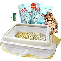 TYROL - Set Di 5 Sacchetti Lettiera Gatto - Sacchetti Lettiera Per
