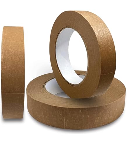 36mm x 50 Meter Framer Kraft Paper Tape, Self-Adhesive, Ideal for Craft, Frames, Masking, Decorating and or Packaging - Eco-Friendly - Fully Recyclable - Toxic Free - Vegan (3 36mm x 50 Meter Framer Kraft Paper Tape, Self-Adhesive, Ideal for Craft, Frames, Masking, Decorating and or Packaging - Eco-Friendly - Fully Recyclable - Toxic Free - Vegan (3